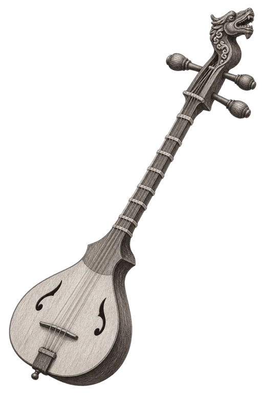 Dranyen, Tibetan long-necked lute