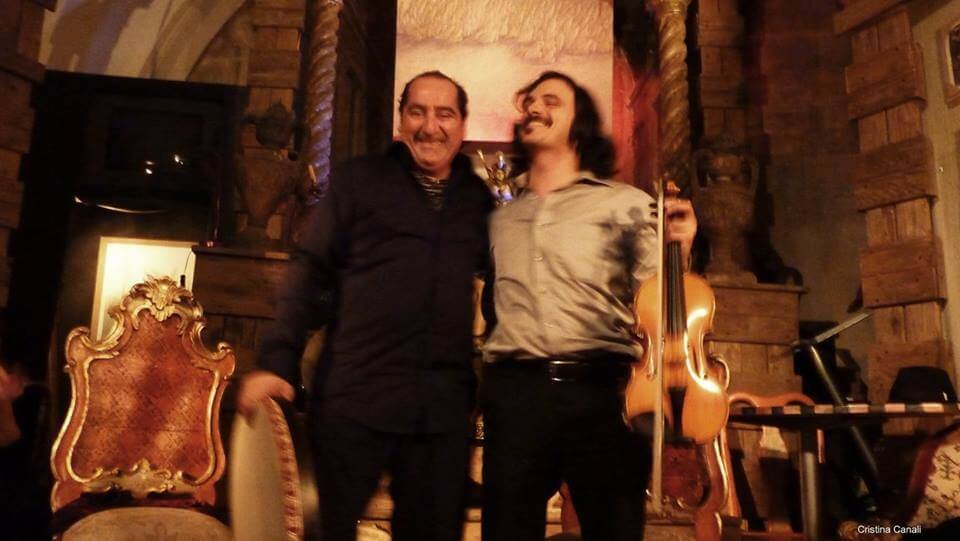 Nando Citarella and Tcha Limberger at Cappella Orsini, Campo de' Fiori, Rome