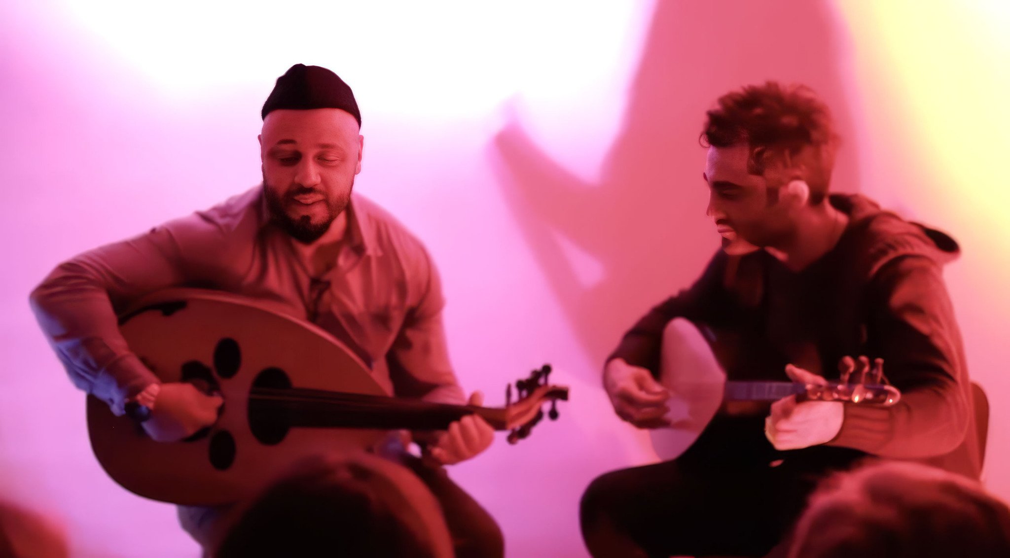 Serhat Akbal and Marwan Samer performing together during the documented encounter